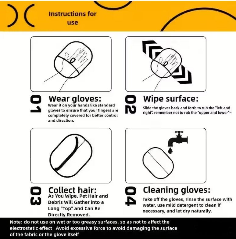 Pet Hair Remover Gloves_2